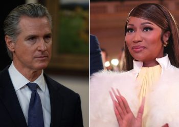 Nicki Minaj blasts Gavin Newsom for ‘missing the plot’ while obsessing over Trump